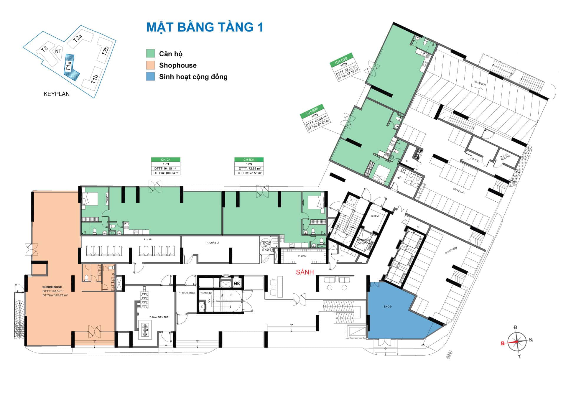 Mặt bằng Block Cielo