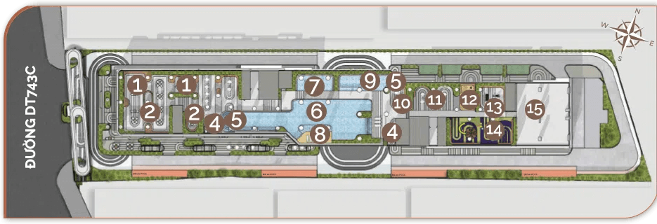 Mặt bằng tiện ích