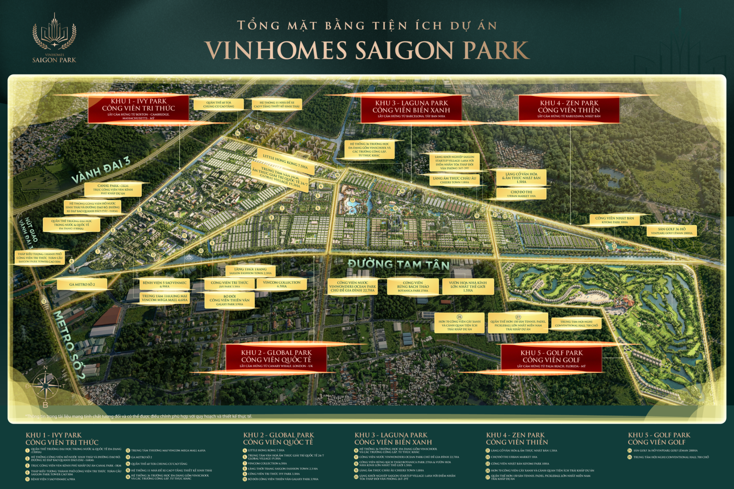mặt bằng tổng thế vinhomes saigon park